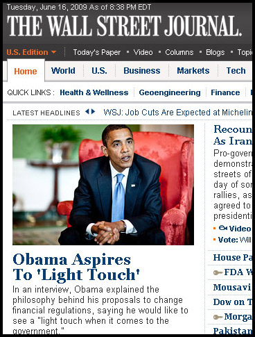 obama wall street journal