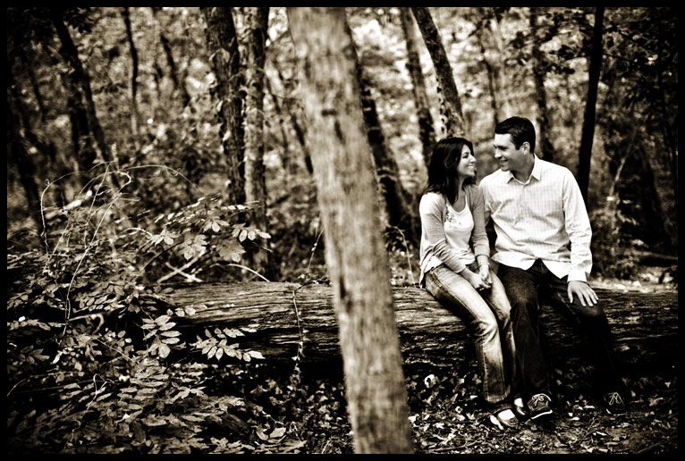 rock creek park engagement shoot