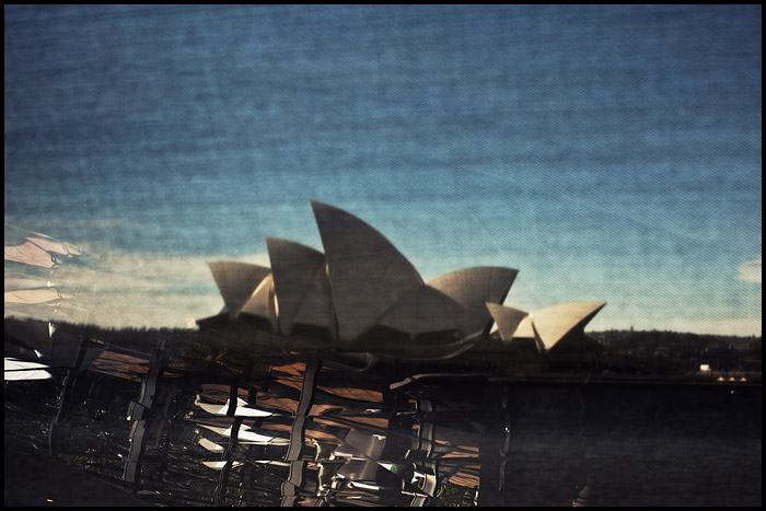 sydney australia opera house obscured