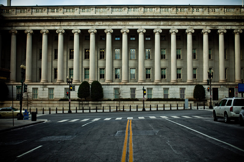 department of treasury building dc